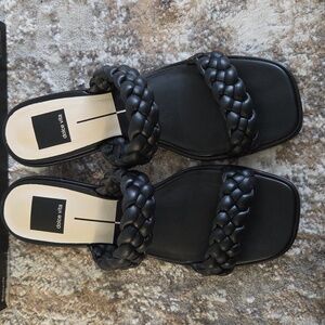 Dolce Vita Black Braided Sandals for Women